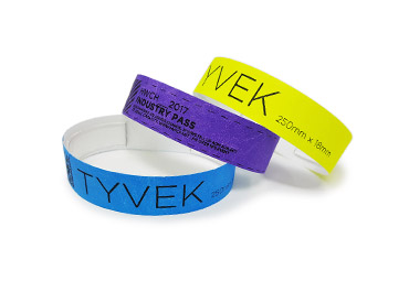 Pulseras Tyvek
