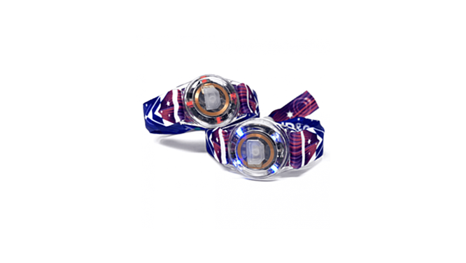 RFID LED Fabric Wristband