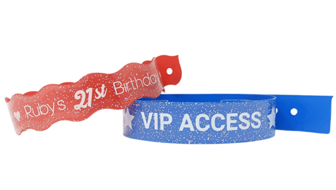 Printed Glitterband