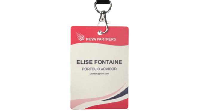 acreditaciones antidesgarro personalizable