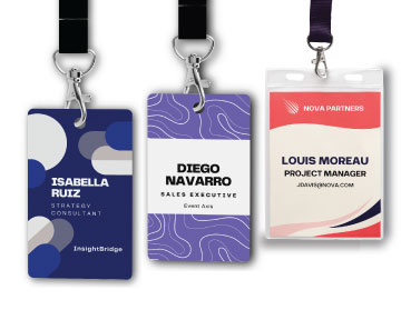 Impresión de acreditaciones previas al evento
